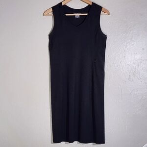 Arc'teryx Black V-Neck Midi Dress
